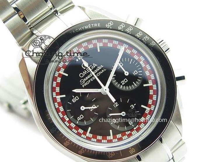1222 Speedmaster SS 2013 Pro Racing On SS Bracelet Manual Winding Chrono Movement UrbanStyle 8230